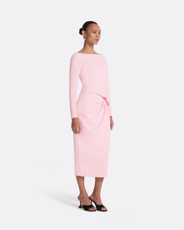 Craina Peony Blush Midi Dress - Image 4
