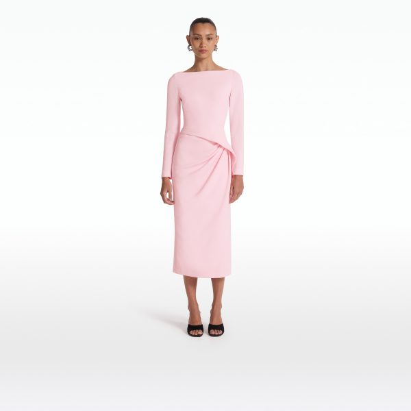 Craina Peony Blush Midi Dress - Image 6