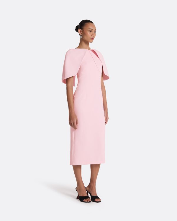 Barb Peony Blush Midi Dress - Image 4