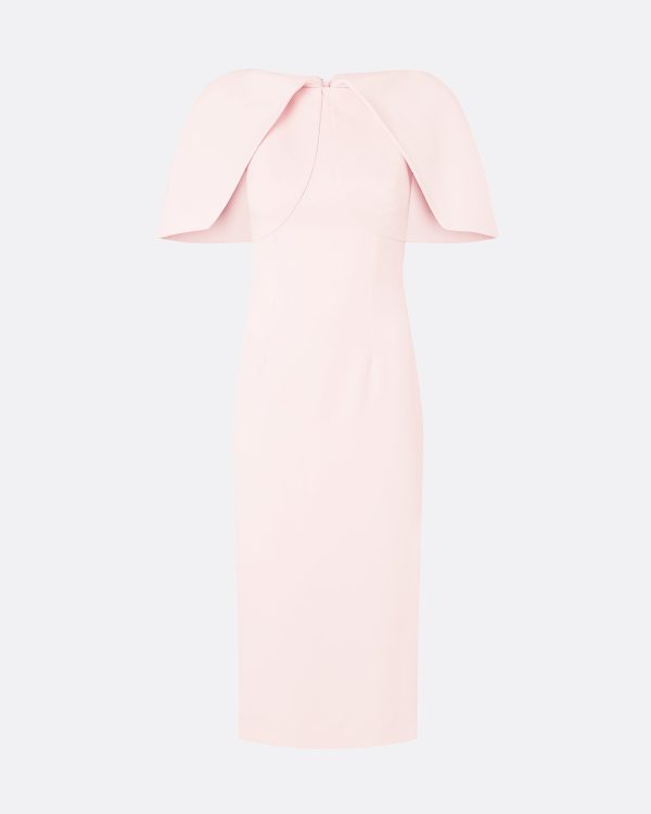 Barb Peony Blush Midi Dress - Image 5