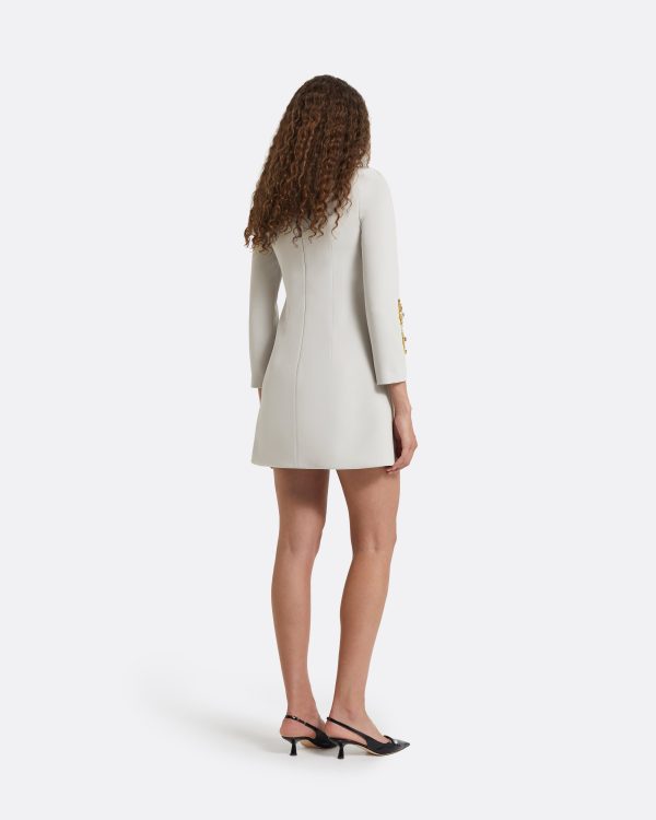 Reffie Stone Grey Short Dress - Image 2