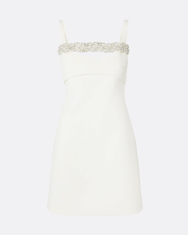 Catri Ivory Short Dress - Image 5