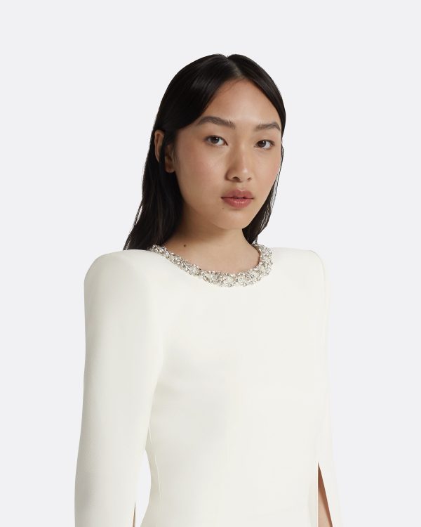 Destiny Ivory Long Dress - Image 3