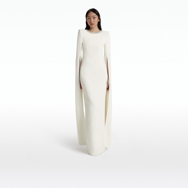 Destiny Ivory Long Dress - Image 6