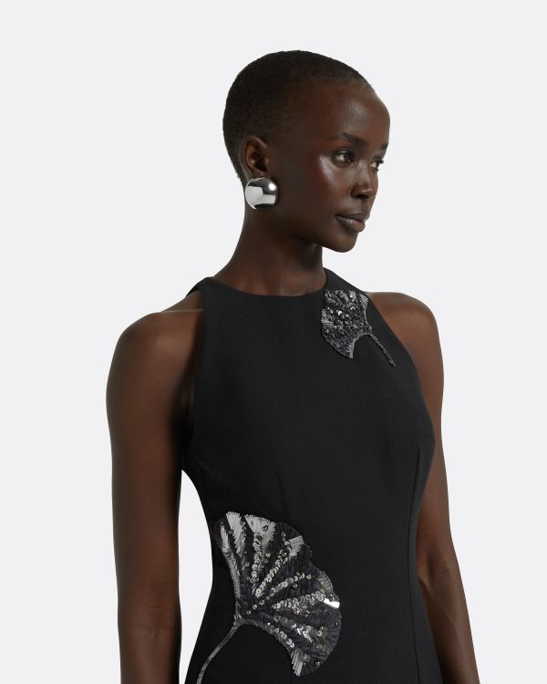 Saysha Black Long Dress - Image 3