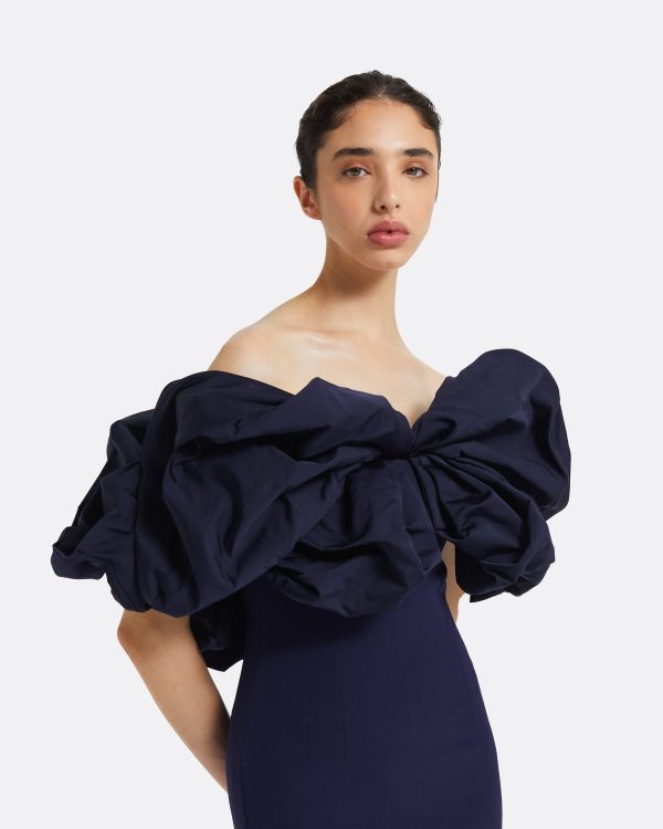 Billie Azurite Blue Long Dress - Image 3