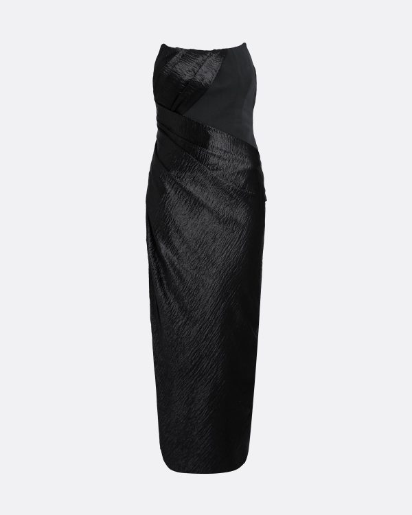 Samara Black Midi Dress - Image 6