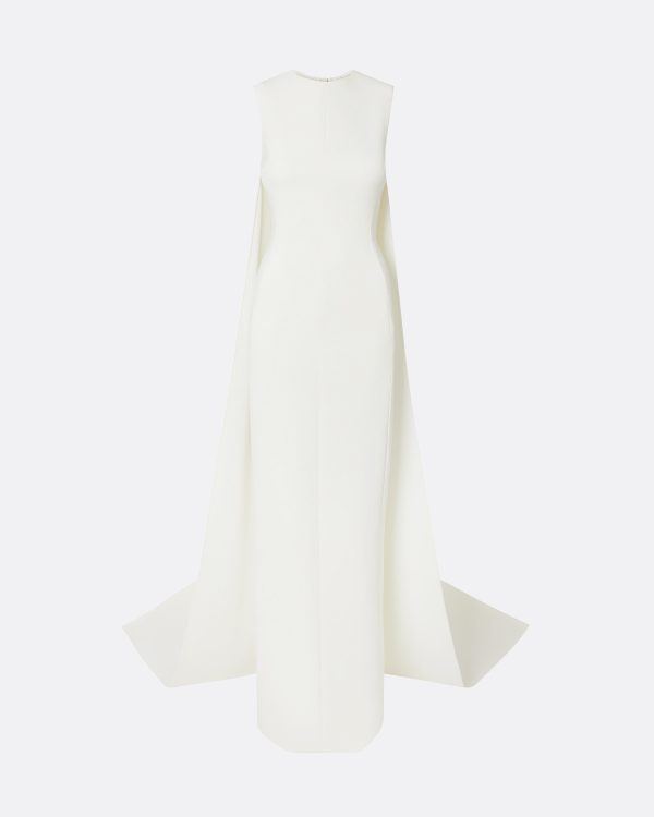 Linna Ivory Long Dress - Image 5