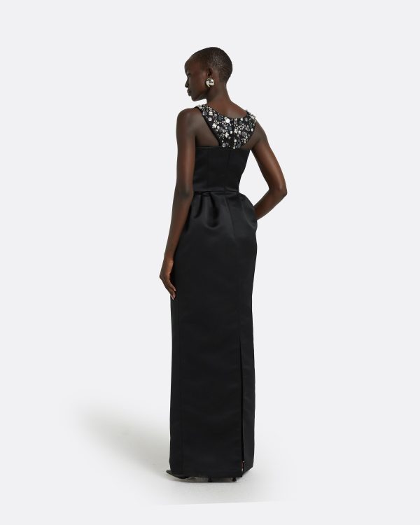 Trecchi Black Long Dress - Image 2