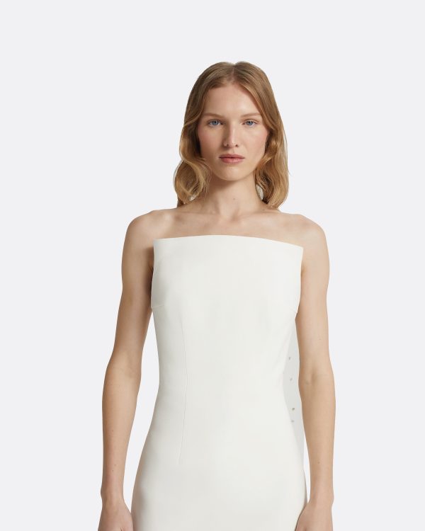 Zuhal Ivory Long Dress - Image 3