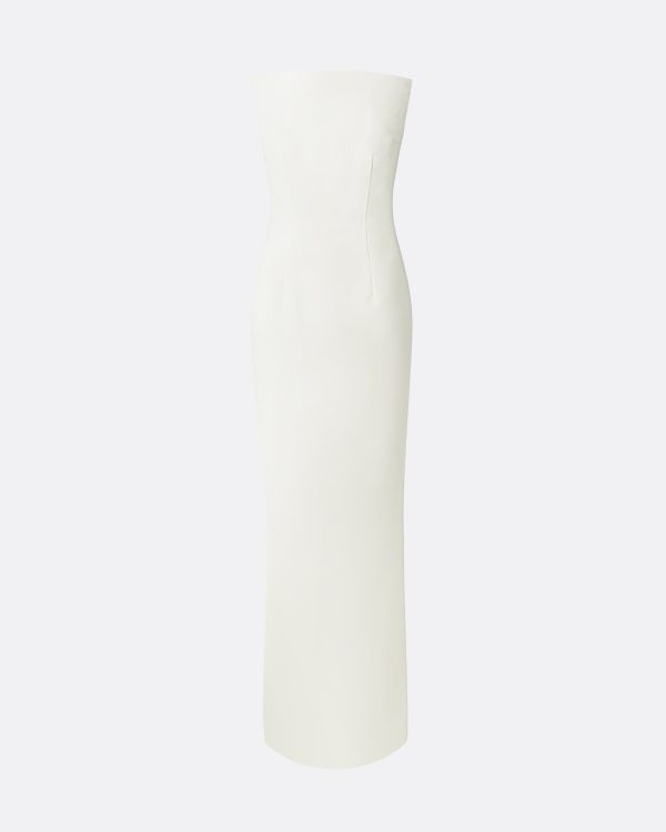 Zuhal Ivory Long Dress - Image 7