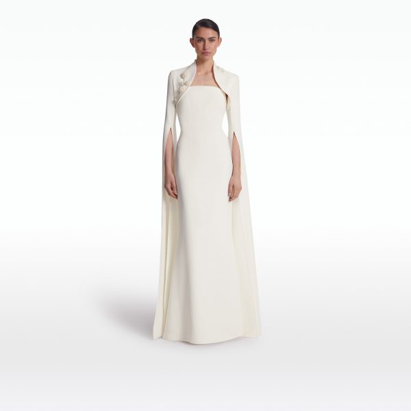 Amari Ivory Harness & Soshin Dress With Carnation Embroidery - Image 7