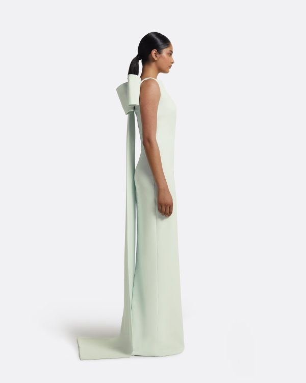 Celestia Spearmint Long Dress - Image 4