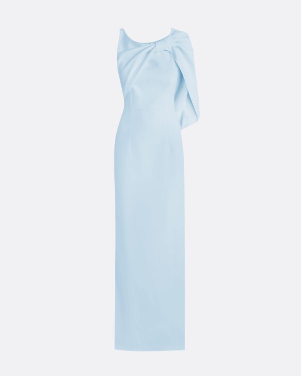 Serendipity Pale Blue Long Dress - Image 5