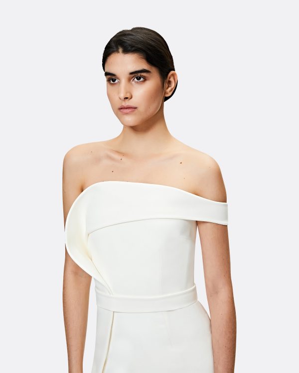 Reverie Ivory Long Dress - Image 3