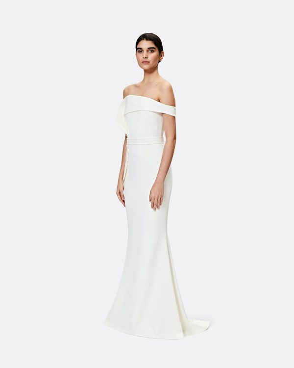 Reverie Ivory Long Dress - Image 4