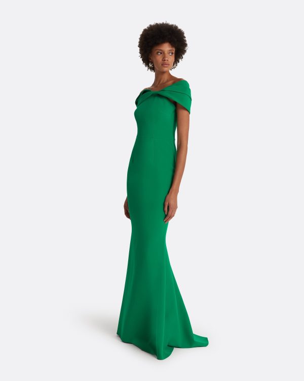 Rossa Emerald Long Dress - Image 4
