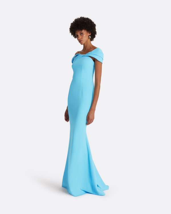 Rossa Topaz Long Dress - Image 4