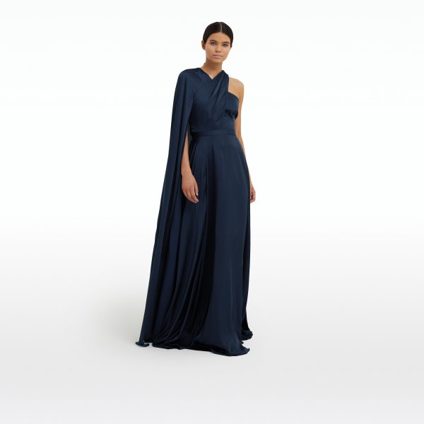 Drapina Sapphire Long Dress - Image 6