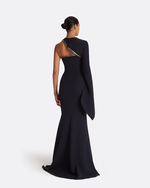 Raha Midnight Navy Long Dress - Image 2
