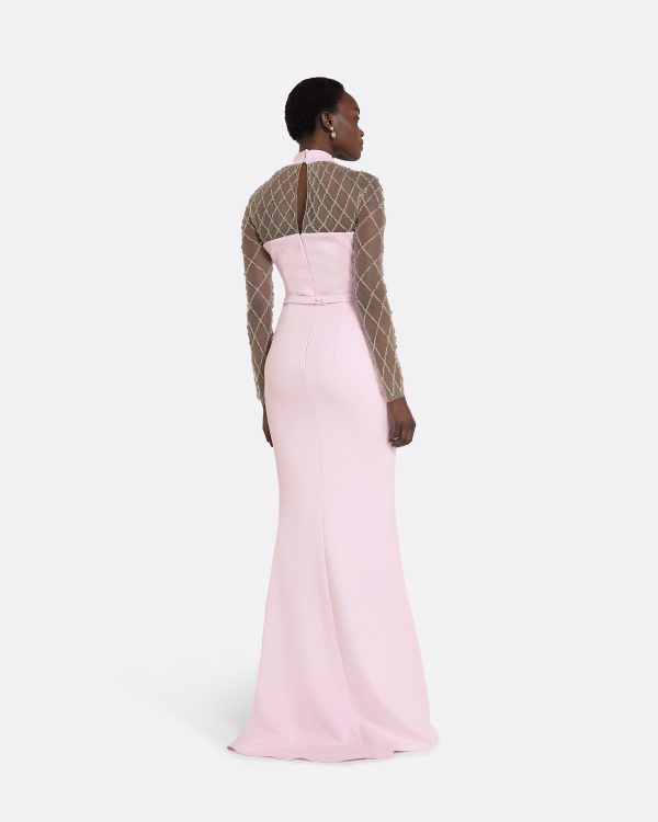 Clarence Lilac Snow Long Dress - Image 2