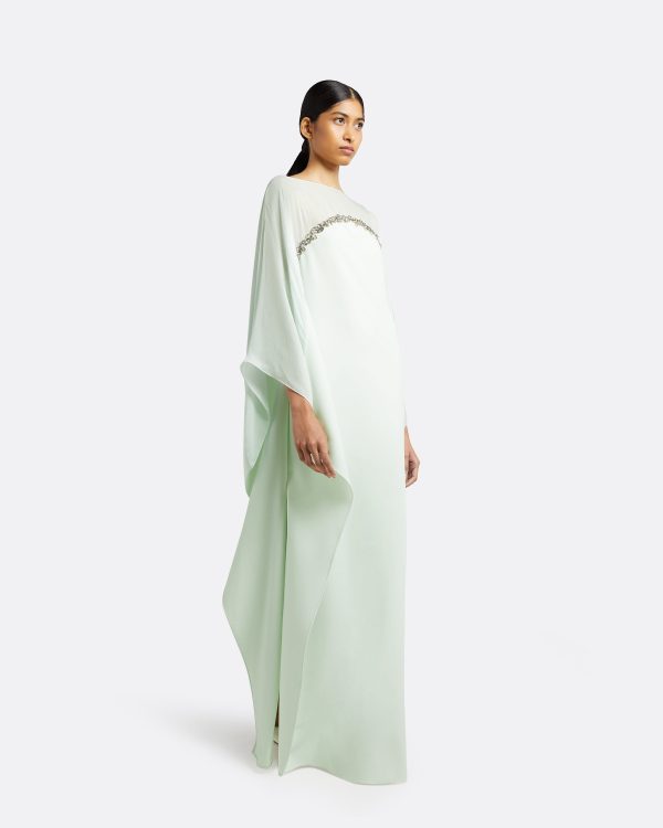 Alma Spearmint Long Dress - Image 4