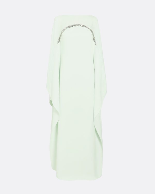 Alma Spearmint Long Dress - Image 5