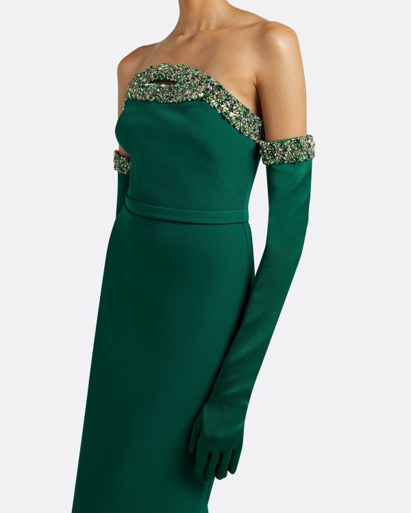 Donatella Botanic Long Dress With Antonia Gloves - Image 3