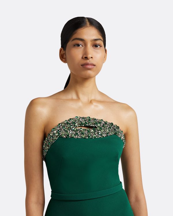 Donatella Botanic Long Dress With Antonia Gloves - Image 6