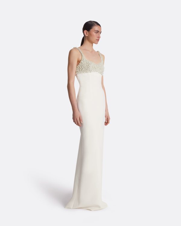 Beatriz Ivory Long Dress - Image 4