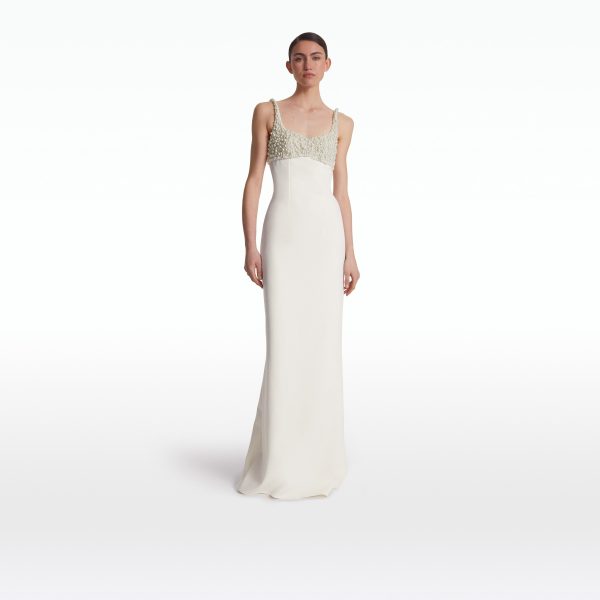 Beatriz Ivory Long Dress - Image 6