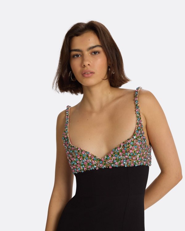 Beatriz Black Long Dress - Image 3