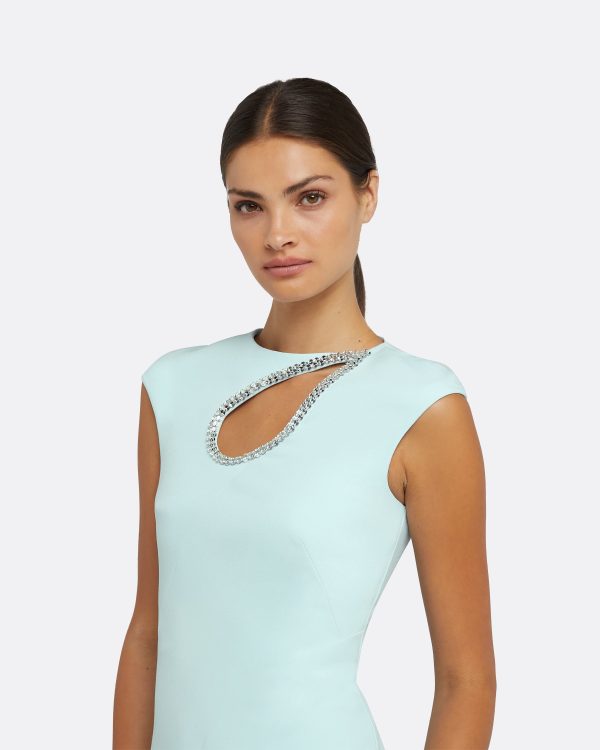 Chantria Baby Blue Long Dress - Image 3