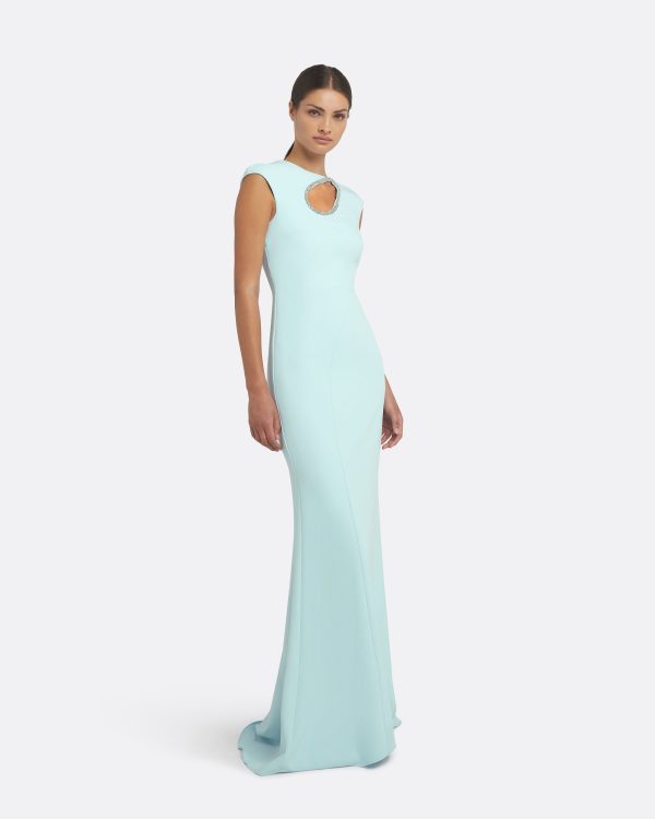 Chantria Baby Blue Long Dress - Image 4