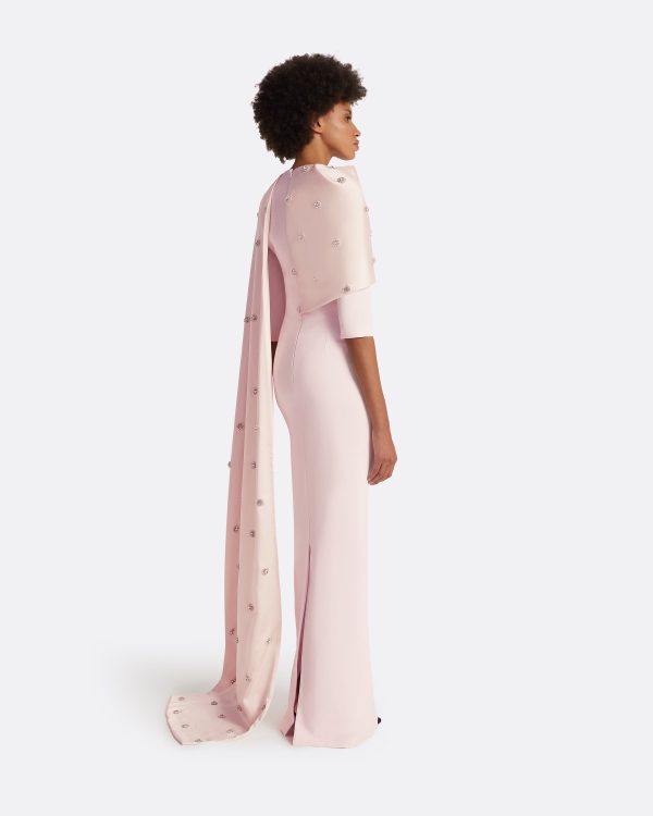 Cosette Barely Pink Long Dress - Image 2