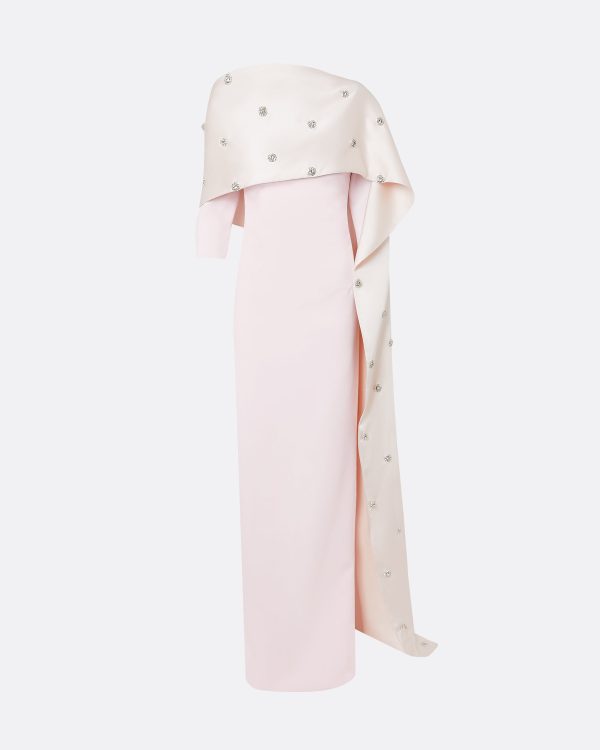 Cosette Barely Pink Long Dress - Image 5