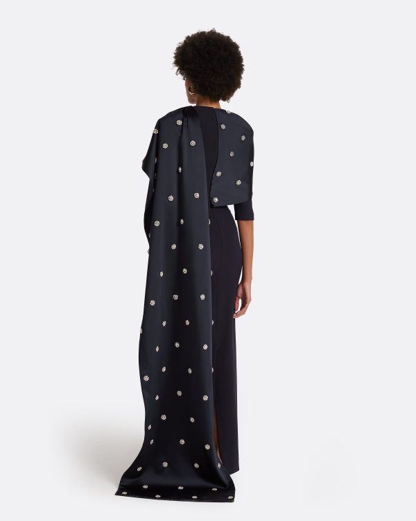 Cosette Midnight Navy Long Dress - Image 2