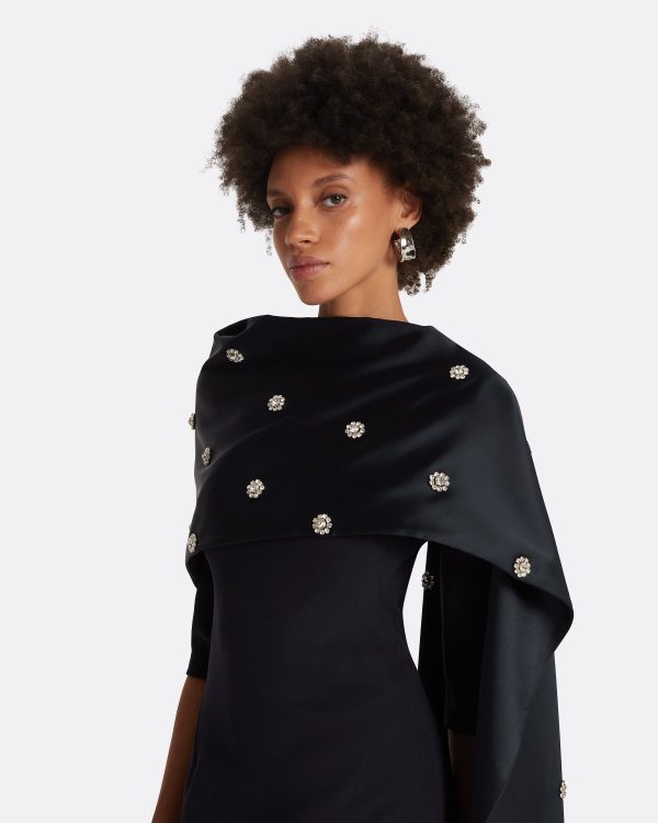 Cosette Midnight Navy Long Dress - Image 3