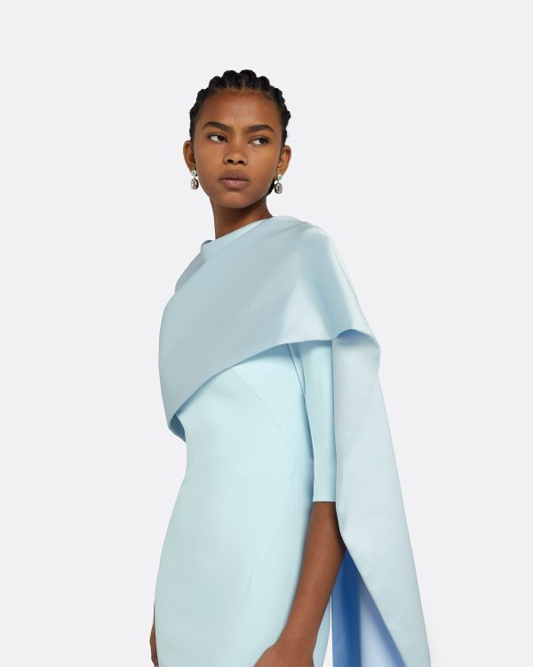 Cosette Baby Blue Long Dress - Image 4