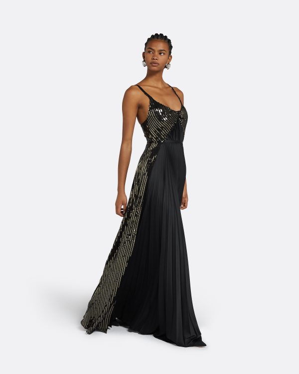 Sofia Black Long Dress - Image 4