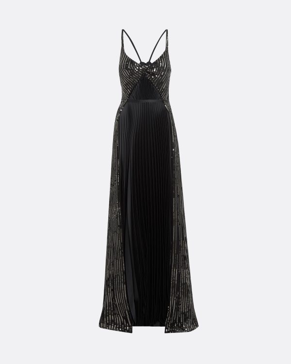 Sofia Black Long Dress - Image 5