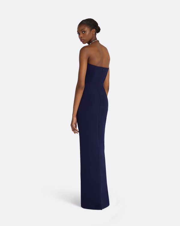 Lua Azurite Blue Long Dress - Image 2
