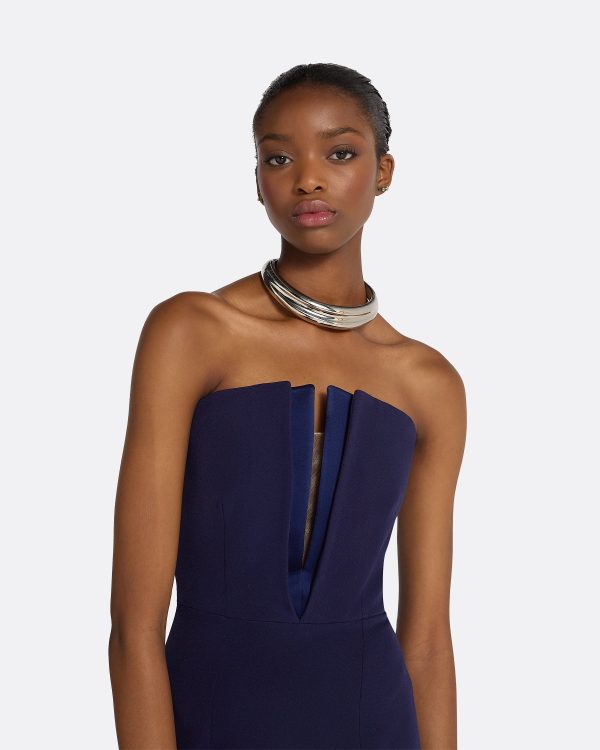 Lua Azurite Blue Long Dress - Image 3