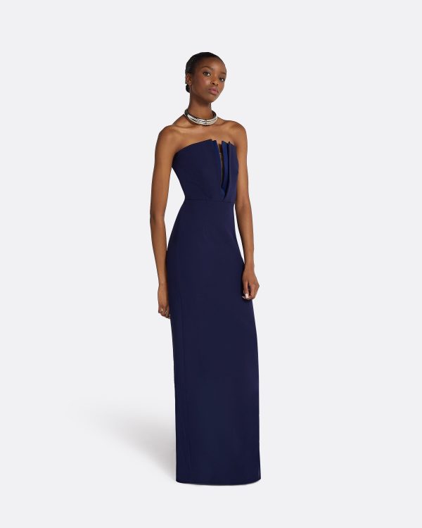 Lua Azurite Blue Long Dress - Image 4