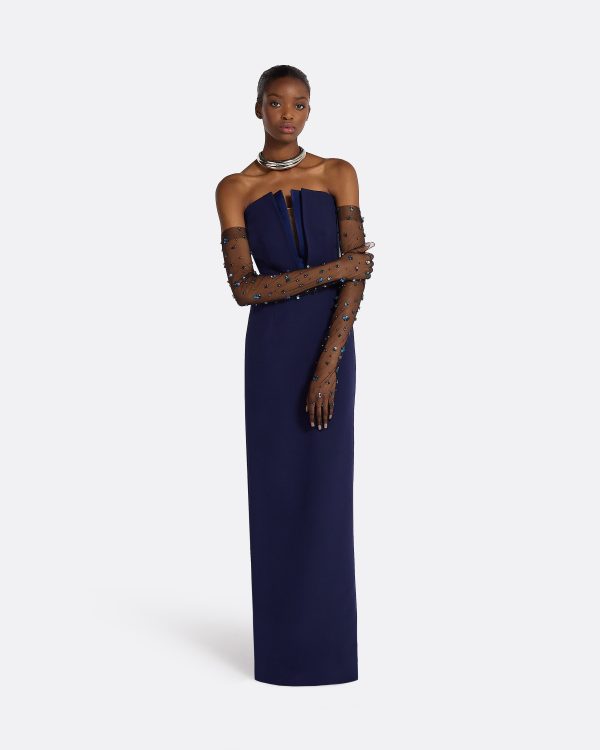 Lua Azurite Blue Long Dress - Image 5