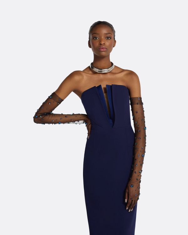 Lua Azurite Blue Long Dress - Image 6