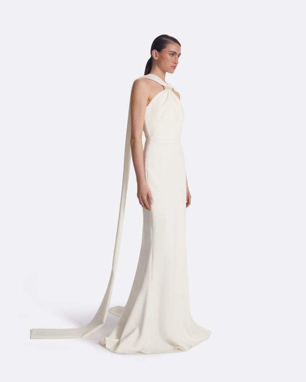 Lilien Ivory long Dress - Image 4
