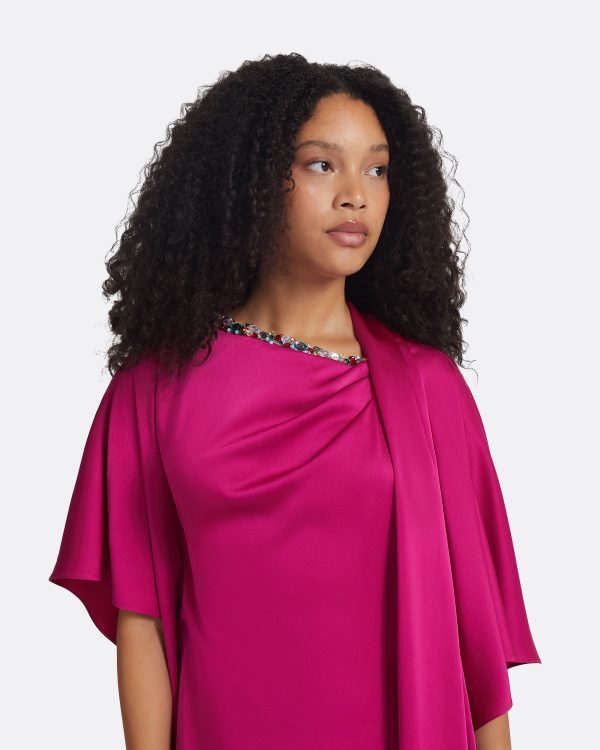 Reda Granita Embroidered Long Dress - Image 3