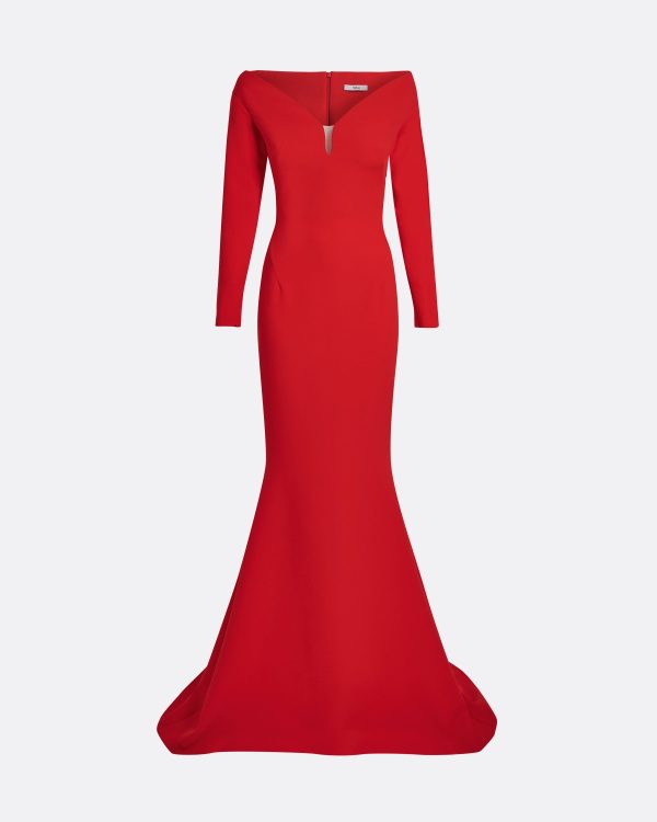 Wilson Cherry Red Long Dress - Image 5