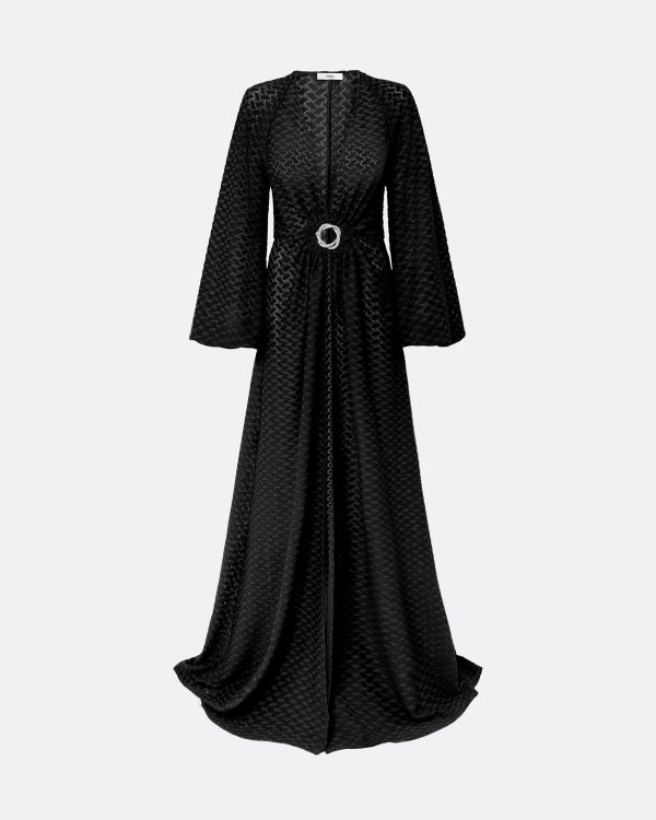 Jacquis Black Long Dress - Image 7